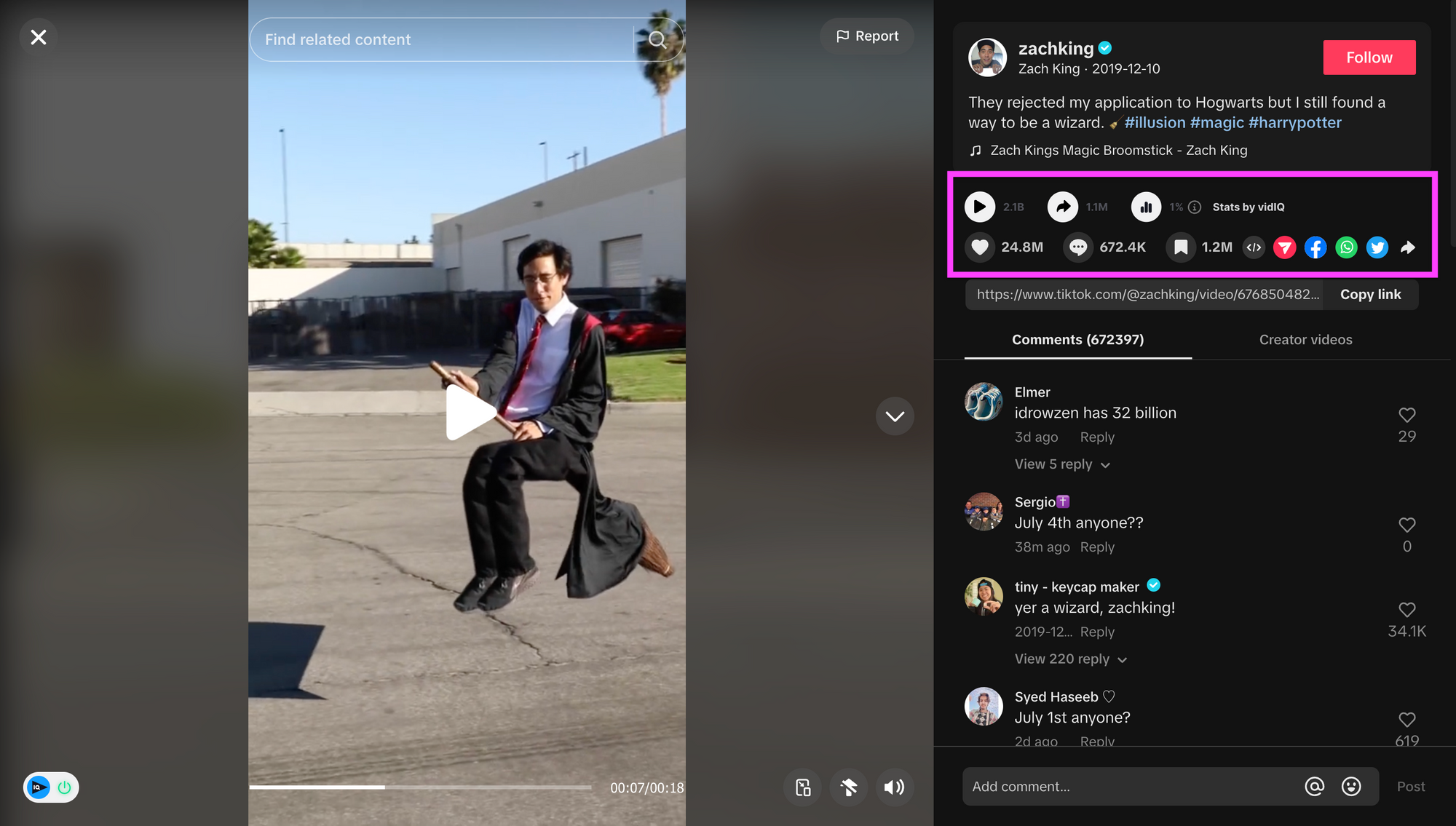 Video reference from @zachking